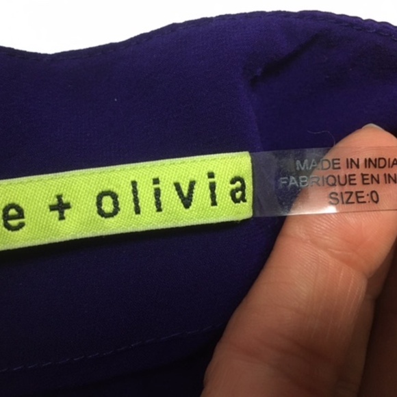 Alice + Olivia Purple Sequin Silk Mini Skirt - Picture 5 of 10